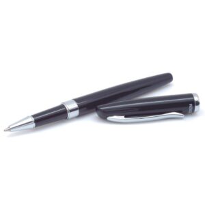 Bolígrafo Prime Negro Tinta Azul Inoxcrom