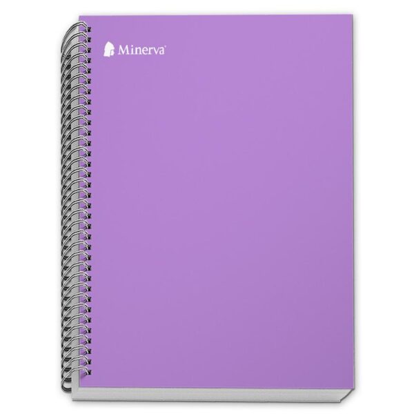 Cuaderno Cuadriculado Anillado Minerva A4 Sólido Tapa Dura Surtido 150 Hojas - Image 7
