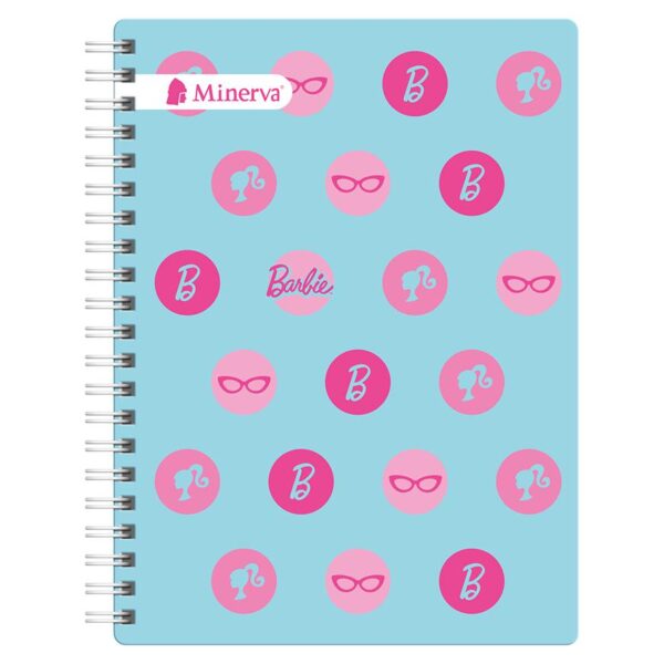 Cuaderno Cuadriculado Anillado Minerva A4 Barbie Surtido 150 Hojas - Image 5