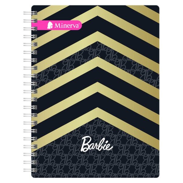 Cuaderno Cuadriculado Anillado Minerva A4 Barbie Surtido 150 Hojas - Image 6