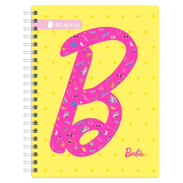 Cuaderno Cuadriculado Anillado Minerva A4 Barbie Surtido 150 Hojas - Image 7