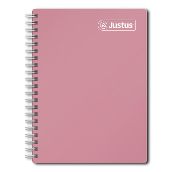 Cuaderno Cuadriculado Anillado Justus A4 Especial Tapa Dura Surtido 160 Hojas