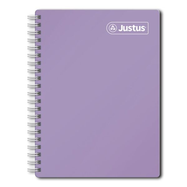 Cuaderno Cuadriculado Anillado Justus A4 Especial Tapa Dura Surtido 160 Hojas - Image 2